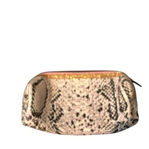 NWOT Amazon Essentials Snake Print Cosmetic Bag so cool new